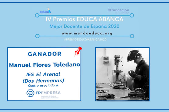 Manuel Flores Toledano se alza con el “Goya” de la Educación 2020
