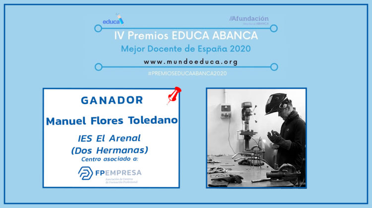 Manuel Flores Toledano se alza con el “Goya” de la Educación 2020