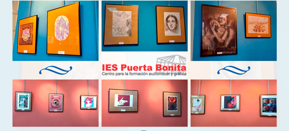 Una exposición en el IES Puerta Bonita muestra el lado más creativo de su alumnado