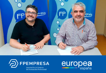 FPEmpresa y Europea España firman acuerdo de colaboración por la FP de la economía verde