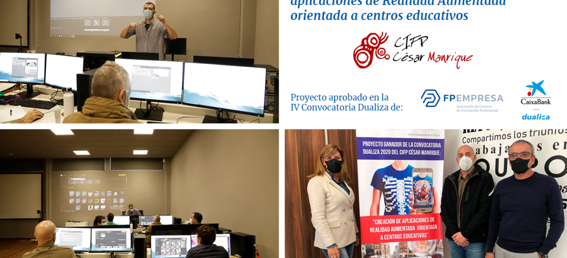 El proyecto Dualiza del CIFP César Manrique apuesta por la realidad virtual en el aula
