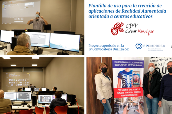 El proyecto Dualiza del CIFP César Manrique apuesta por la realidad virtual en el aula