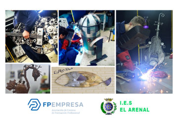 IES El Arenal, centro asociado a FPEmpresa, inaugura la exposición “Metalmorphosis”