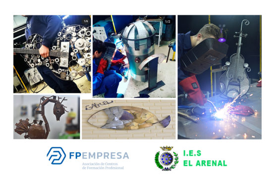 IES El Arenal, centro asociado a FPEmpresa, inaugura la exposición “Metalmorphosis”