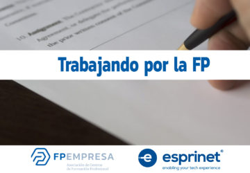 FPEmpresa y Grupo Esprinet firman un convenio para impulsar el talento femenino en la Formación Profesional