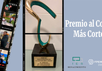 El IES Renacimiento gana un premio dentro de la XL Semana de Cine Español