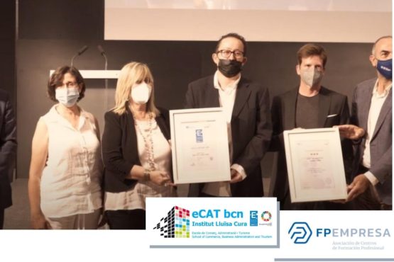 eCAT-bcn “Institut Lluïsa Cura” recibe el Sello EFQM 300 del Club Excelencia en Gestión