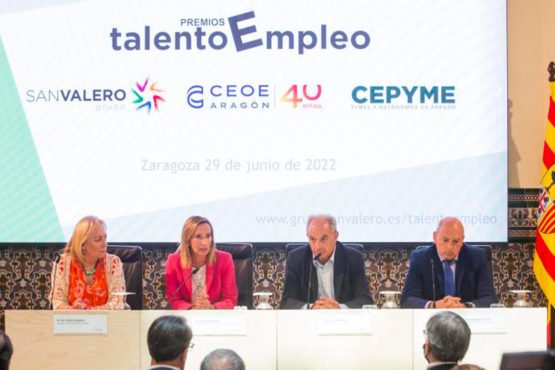 El Grupo San Valero reconoce a las entidades que fomenten la creación de empleo estable