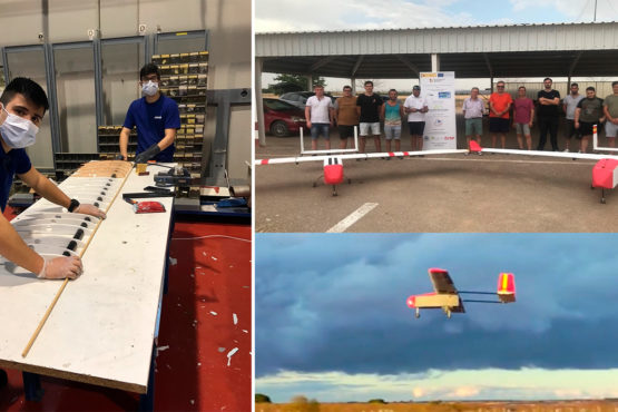 El CIFP Aguas Nuevas construye el primer avión no tripulado propulsado con hidrógeno en España