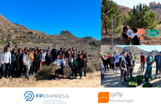El CPIFP Montearagón sensibiliza al alumnado de la ESO del cuidado del espacio natural con un proyecto de FP