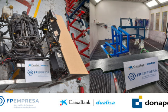 El CIP Donapea impulsa la familia profesional de Transporte y Mantenimiento de Vehículos con su proyecto Dualiza