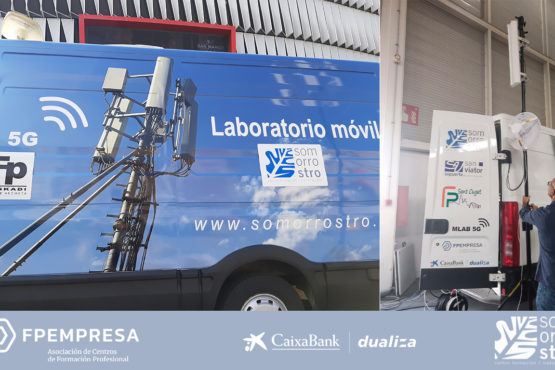 El Centro de Formación Somorrostro diseña un laboratorio móvil 5G con su proyecto Dualiza
