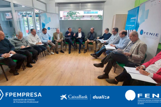 FPEmpresa, CaixaBank Dualiza and FENIE develop a conference to promote VET in the installations sector