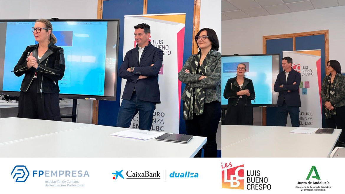 FPEmpresa y CaixaBank Dualiza organizan el ‘Toolkit para el emprendimiento’ en el IES Luis Bueno Crespo